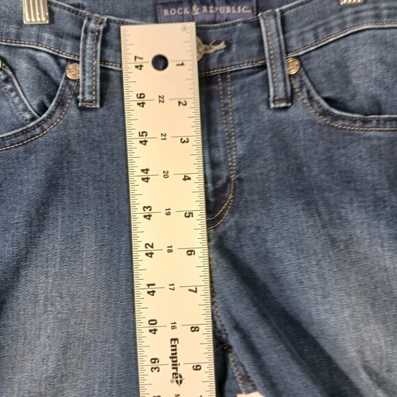 Rock & Republic Berlin Jeans, Size 8M, Straight/Skinny - Picture 12 of 16